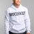"BRUCE BOLT" Hoodie - White--Black