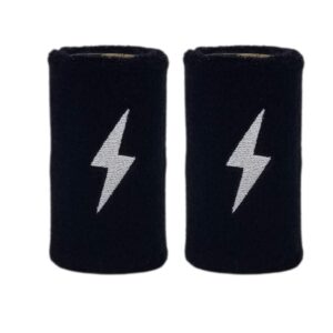 Premium Pro 4" Wristbands (2-Pack) - Black