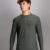 SuperSoft "BRUCE BOLT" Long Sleeve Shirt - Olive Green