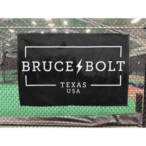 "BRUCE BOLT" Fence Banner (4' X 6')