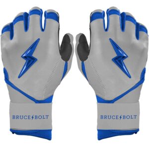 Grey Series Long Cuff Batting Gloves - Royal Blue