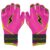 Bear Series Long Cuff Batting Gloves - Pink Lightning