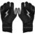 Chrome Series Long Cuff Batting Gloves - Black