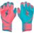 Max Clark Signature Series Long Cuff Batting Gloves - Pink--Teal