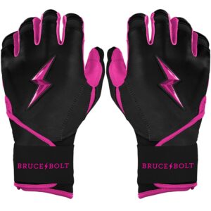 Bear Series Long Cuff Batting Gloves - Hot Pink