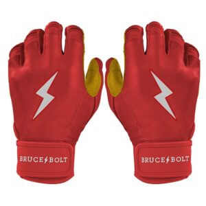 Original Series Short Cuff Batting Gloves - Red