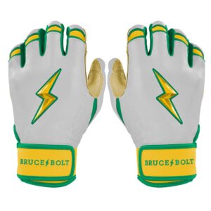 Nick Kurtz Signature Series Short Cuff Batting Gloves - Vegas White